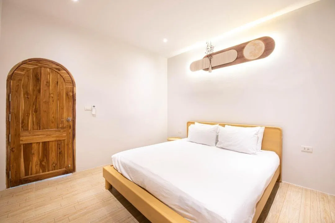 ห้องนอน De Beach Pool villa