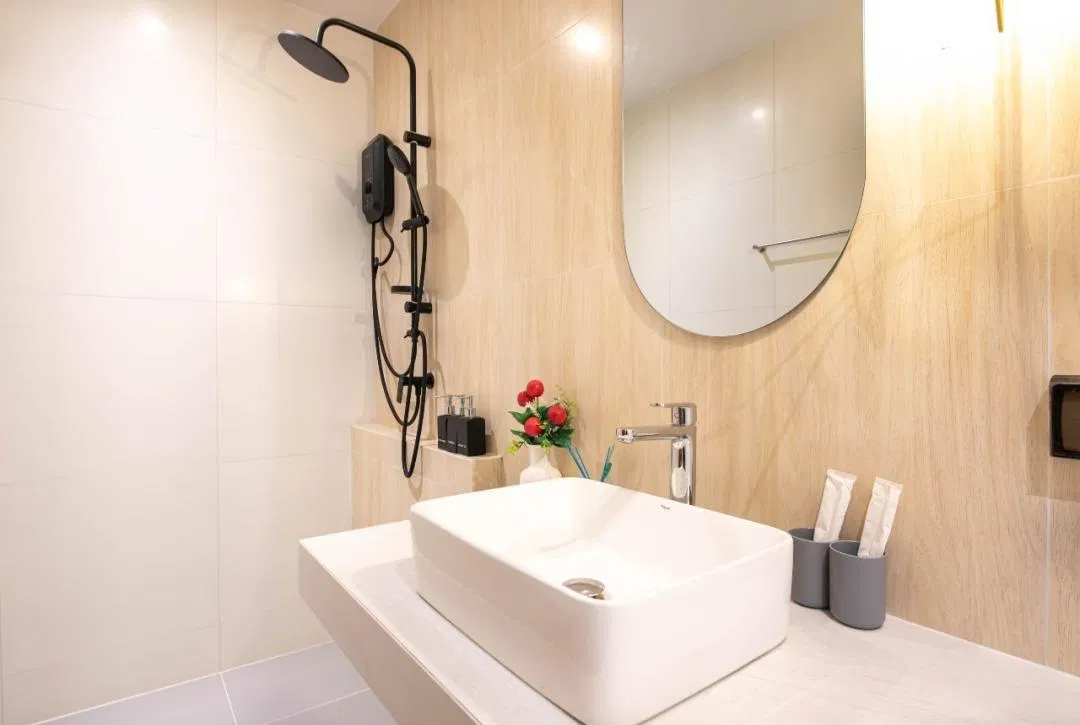 ห้องน้ำ De Beach Pool villa
