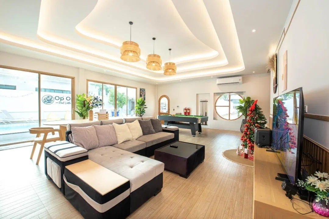 ภายใน De Beach Pool villa