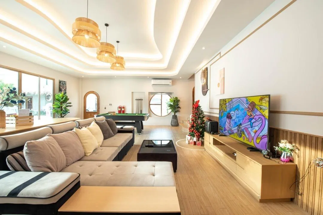 ภายใน De Beach Pool villa