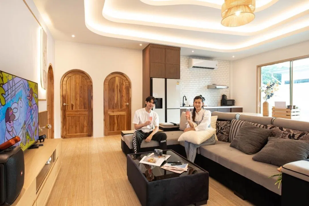 ภายใน De Beach Pool villa