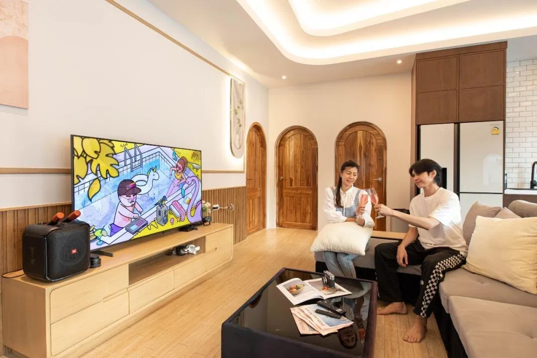 ภายใน De Beach Pool villa