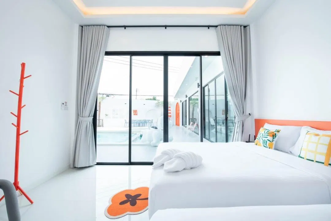 ห้องนอน Villa De Moon