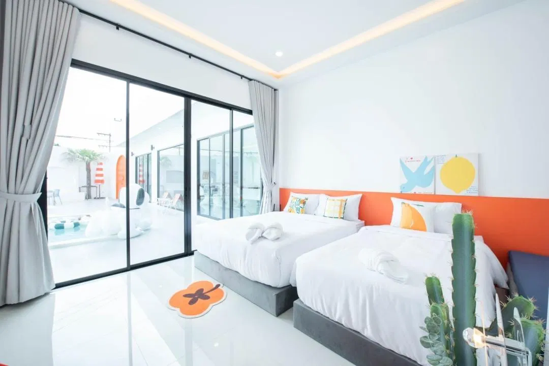 ห้องนอน Villa De Moon