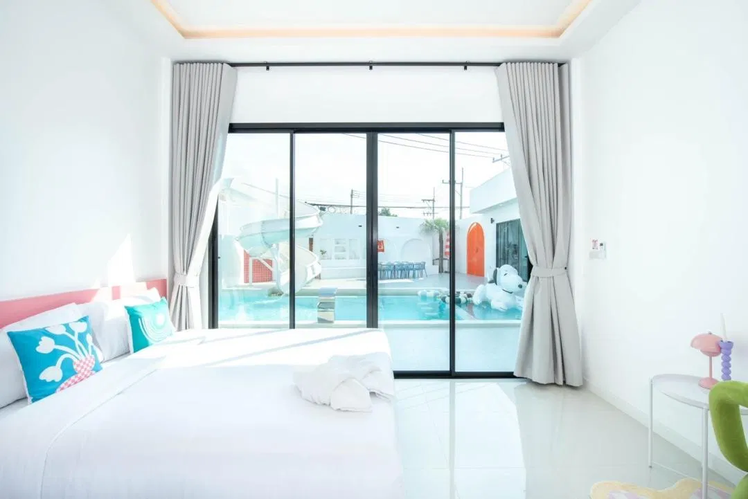 ห้องนอน Villa De Moon