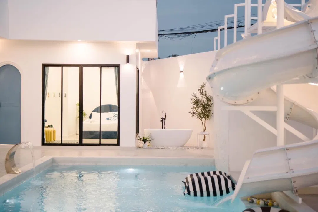 ภายนอก Villa De Moon