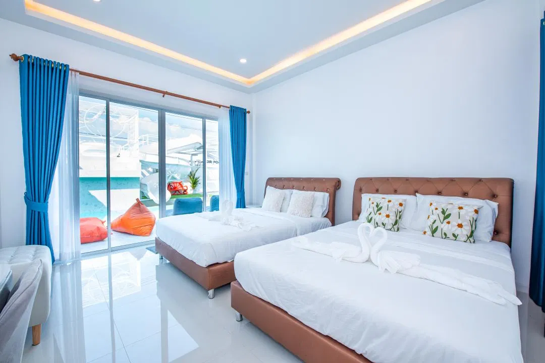 ห้องนอน MILLION POOL VILLA