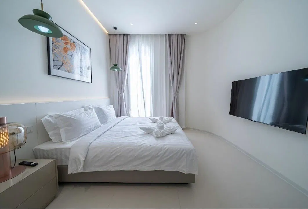 ห้องนอน Lina Poolvilla Pattaya