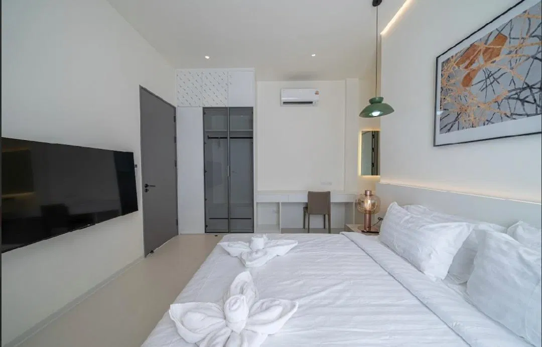 ห้องนอน Lina Poolvilla Pattaya