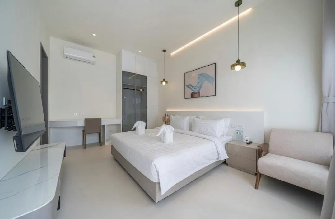 ห้องนอน Lina Poolvilla Pattaya