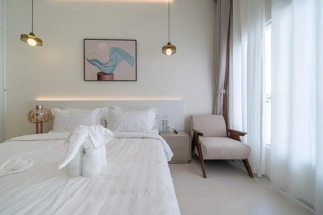 ห้องนอน Lina Poolvilla Pattaya