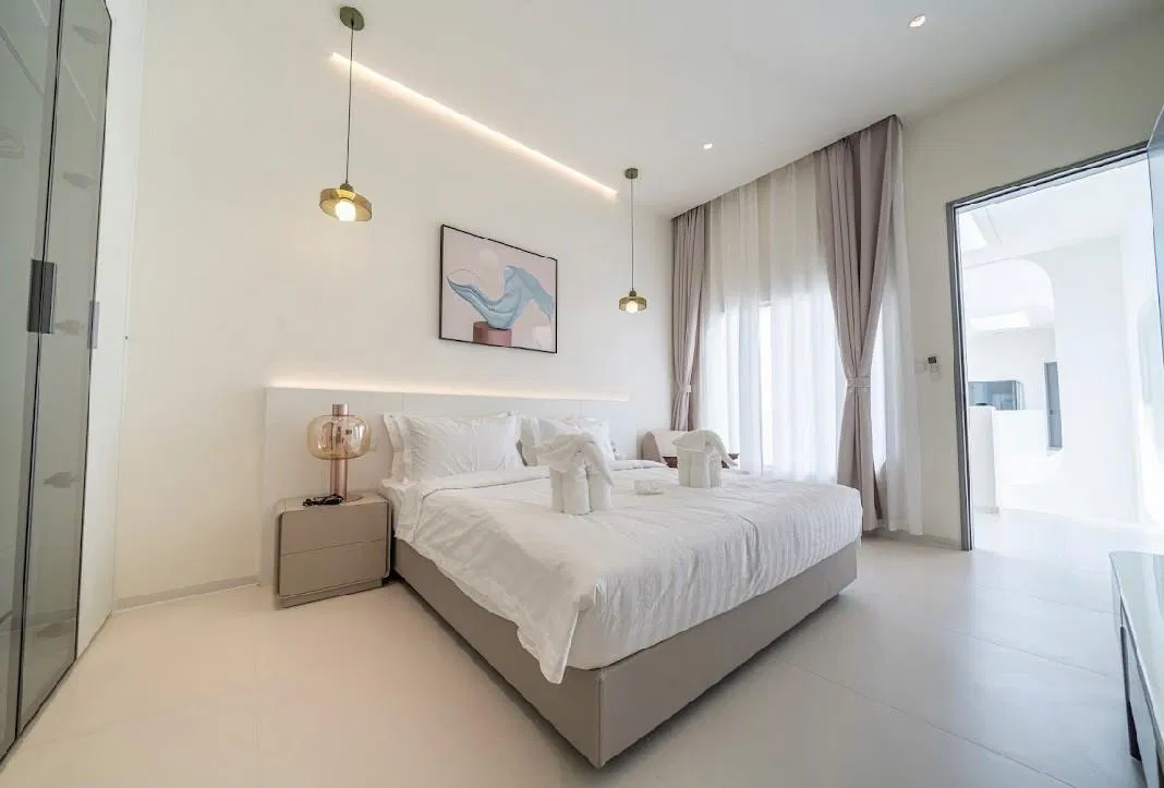 ห้องนอน Lina Poolvilla Pattaya