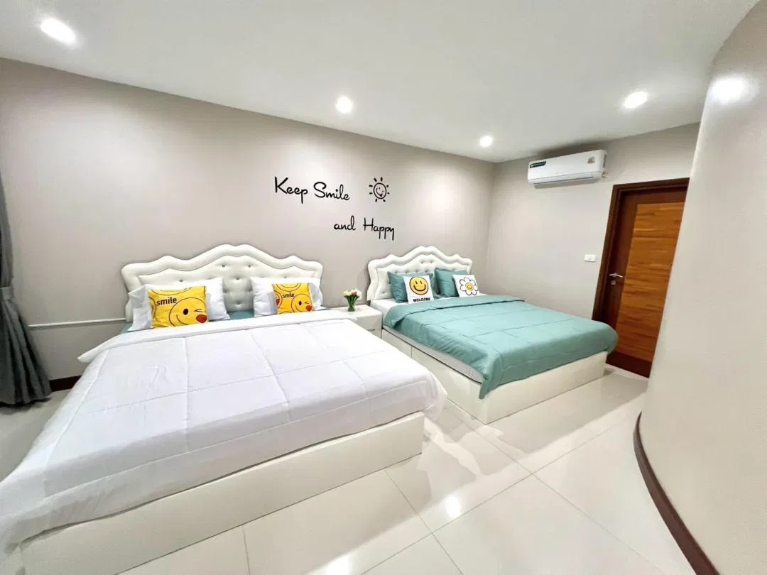 ห้องนอน Smile poolvilla by N