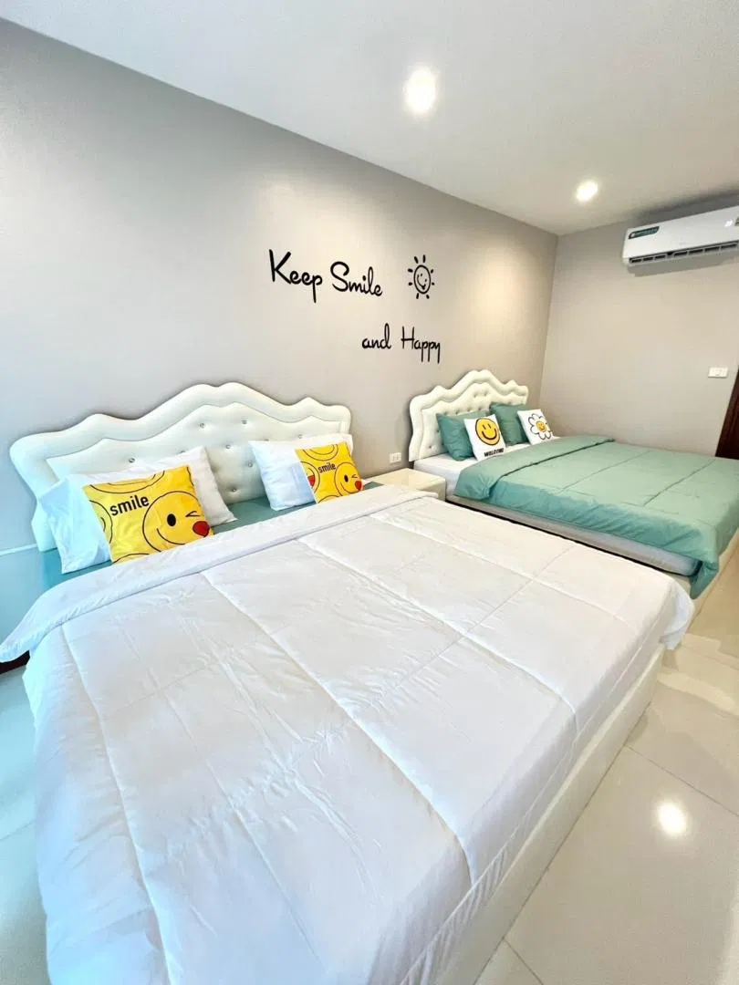 ห้องนอน Smile poolvilla by N