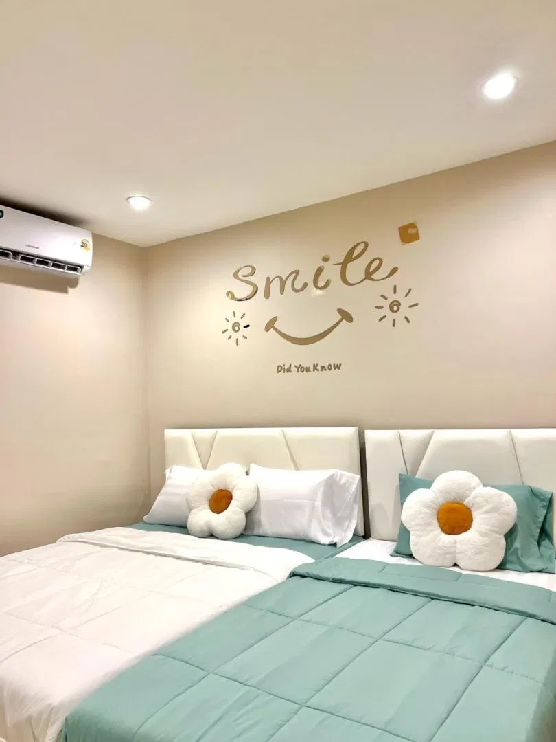 ห้องนอน Smile poolvilla by N