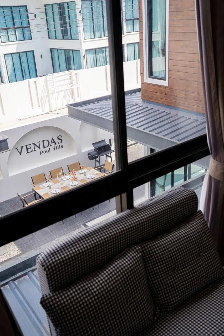 ห้องนอน Vendas Pool Villa