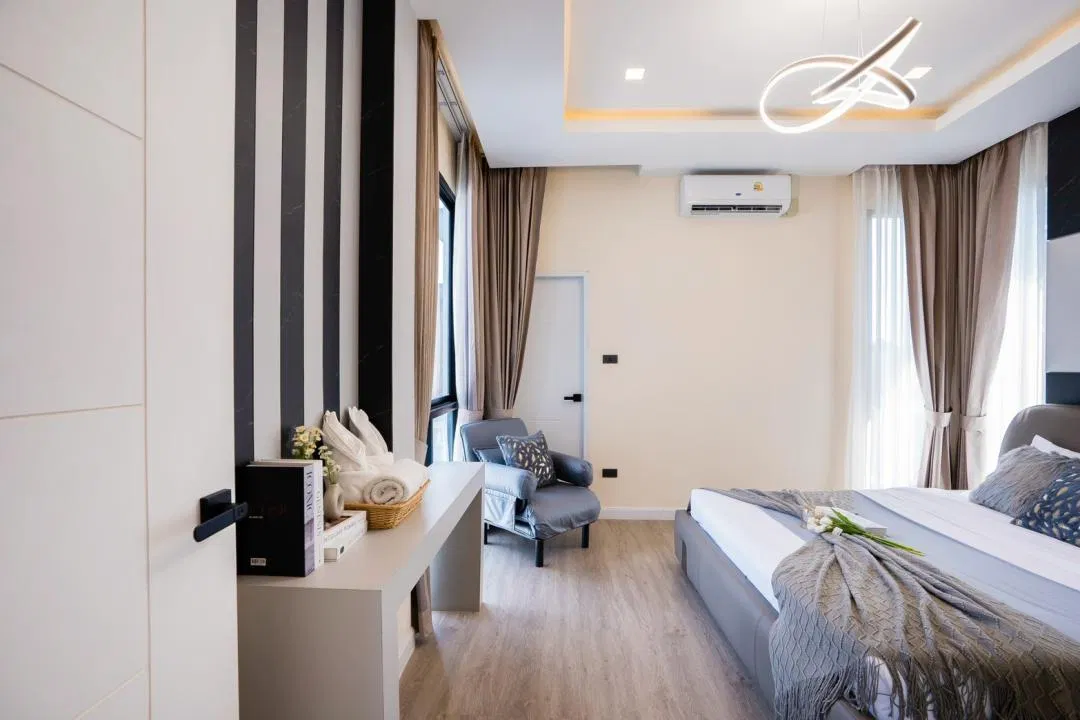 ห้องนอน Vendas Pool Villa