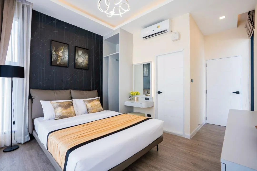 ห้องนอน Vendas Pool Villa
