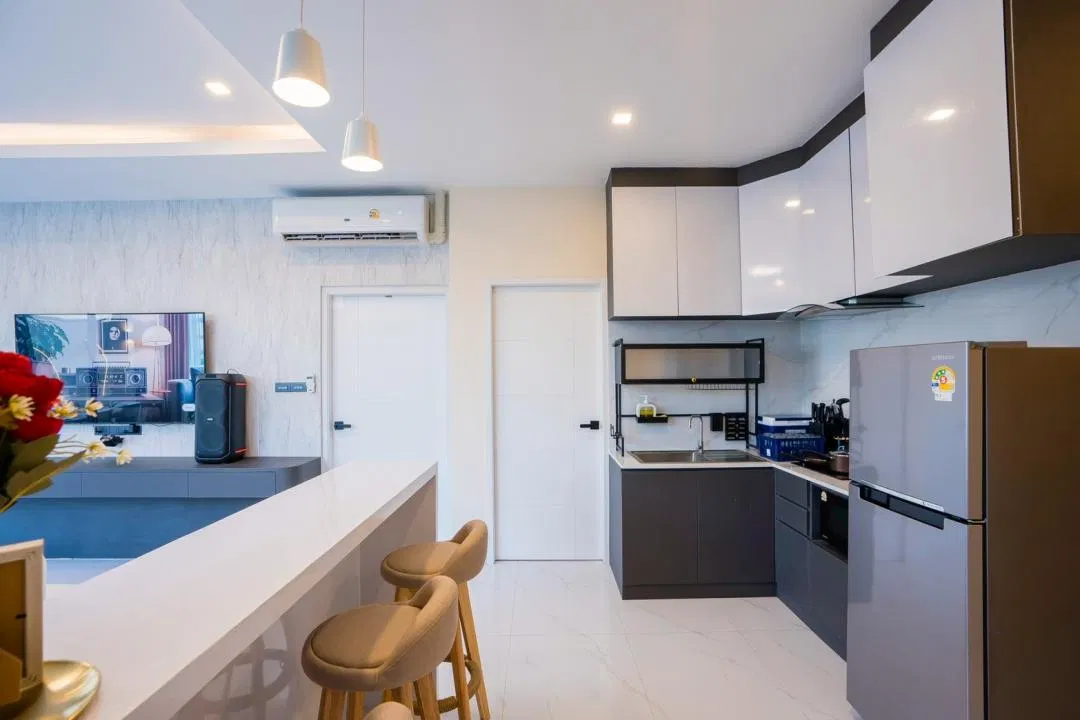 ครัว Vendas Pool Villa