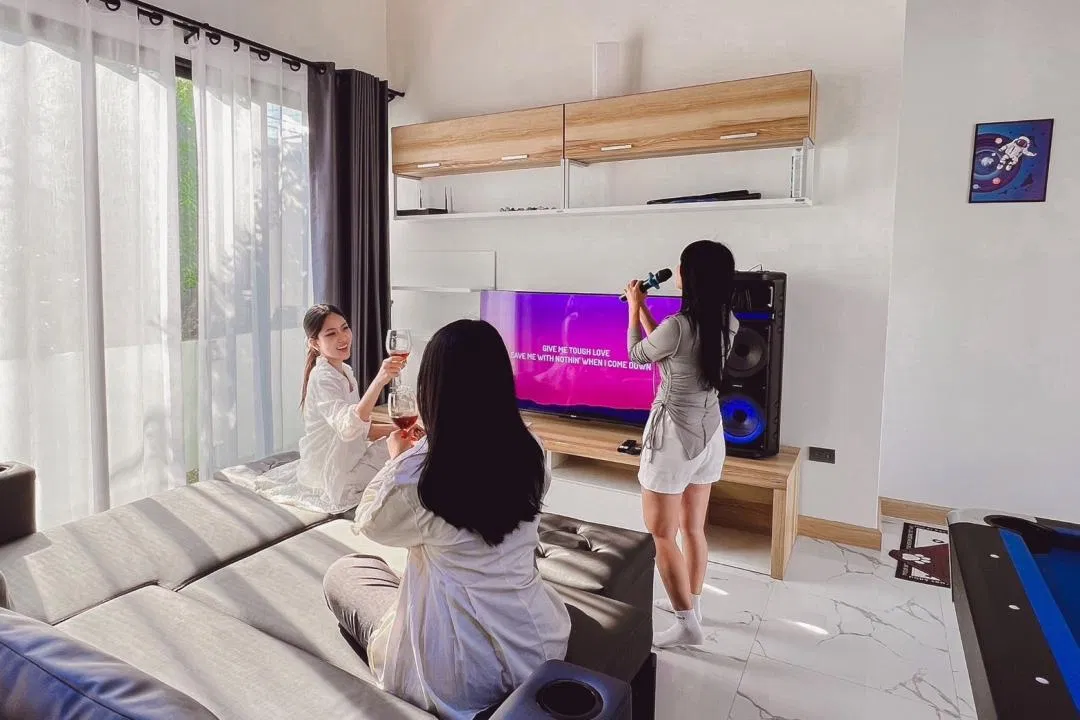 ภายใน Level Up Pool Villa Rayong