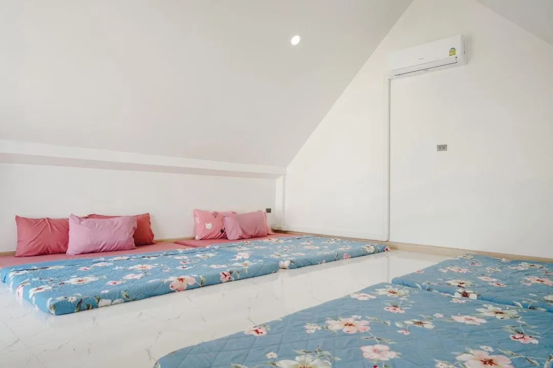 ห้องนอน Level Up Pool Villa Rayong