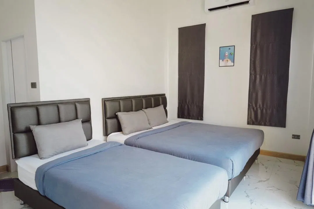 ห้องนอน Level Up Pool Villa Rayong