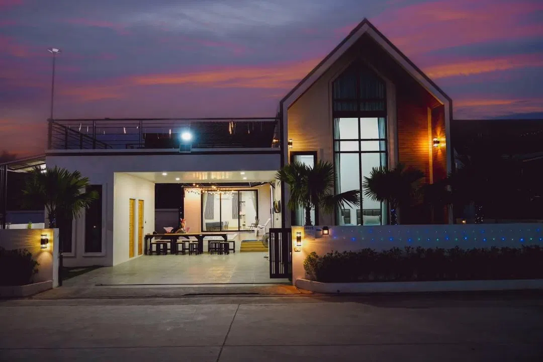 ที่จอดรถ Level Up Pool Villa Rayong