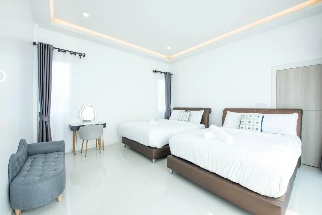 ห้องนอน MAJESTICA POOL VILLA