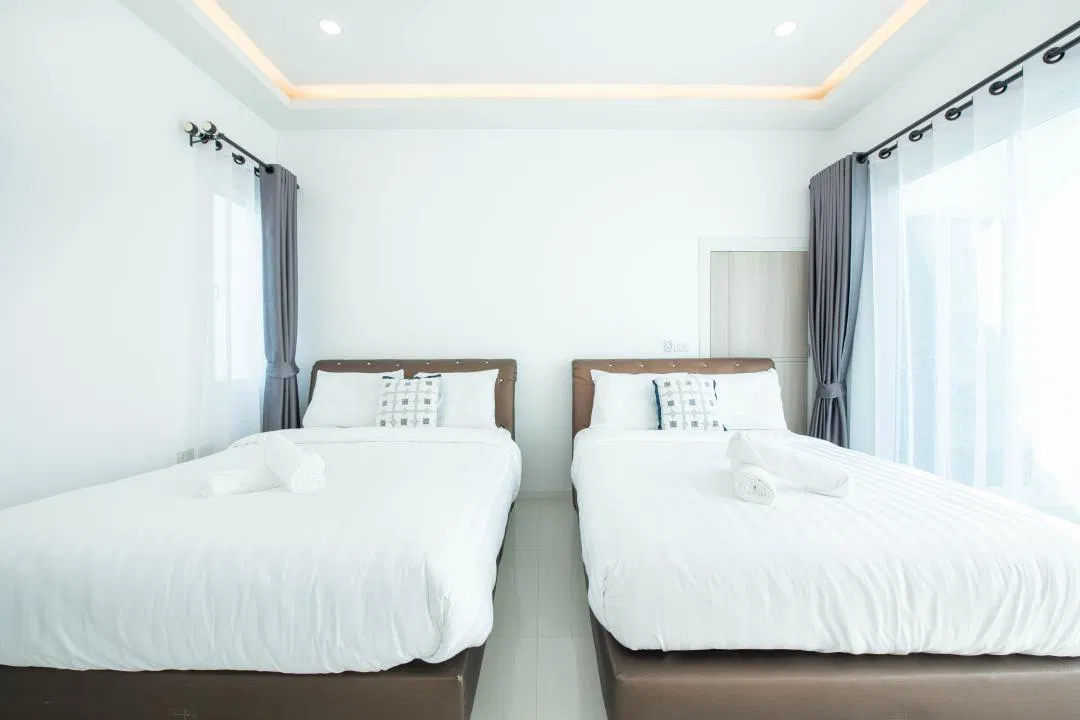 ห้องนอน MAJESTICA POOL VILLA