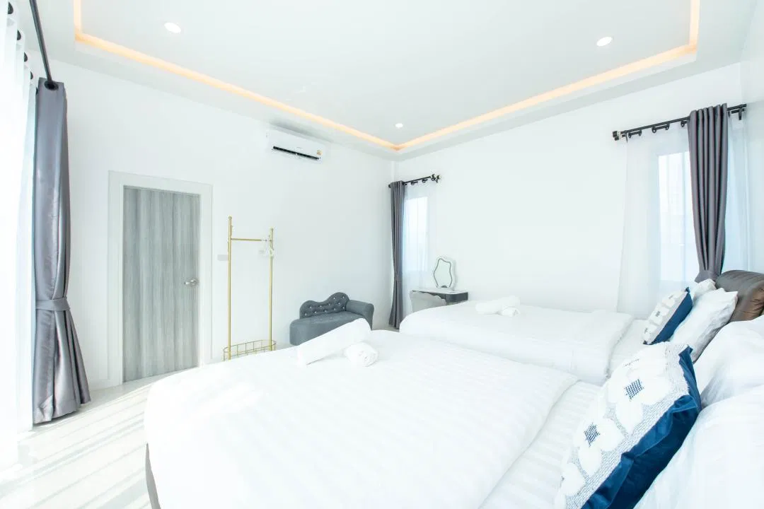 ห้องนอน MAJESTICA POOL VILLA
