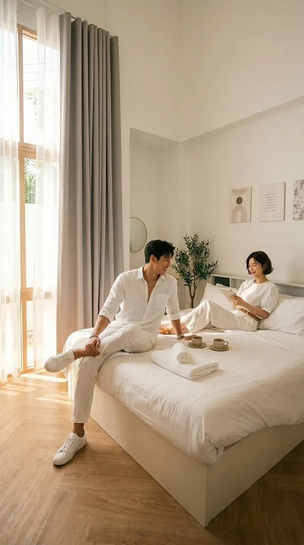 ห้องนอน Level TWO Pool villa ศรีราชา