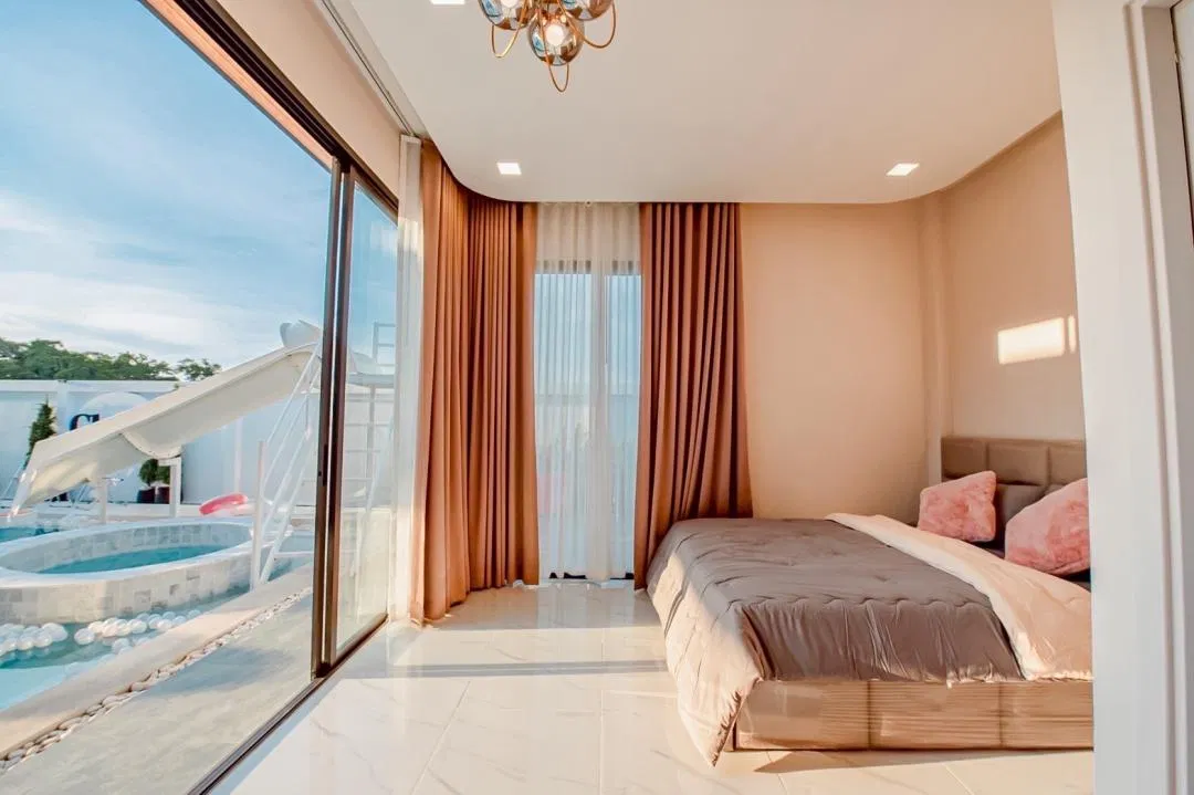 ห้องนอน CLASSY HOUSE POOL VILLA