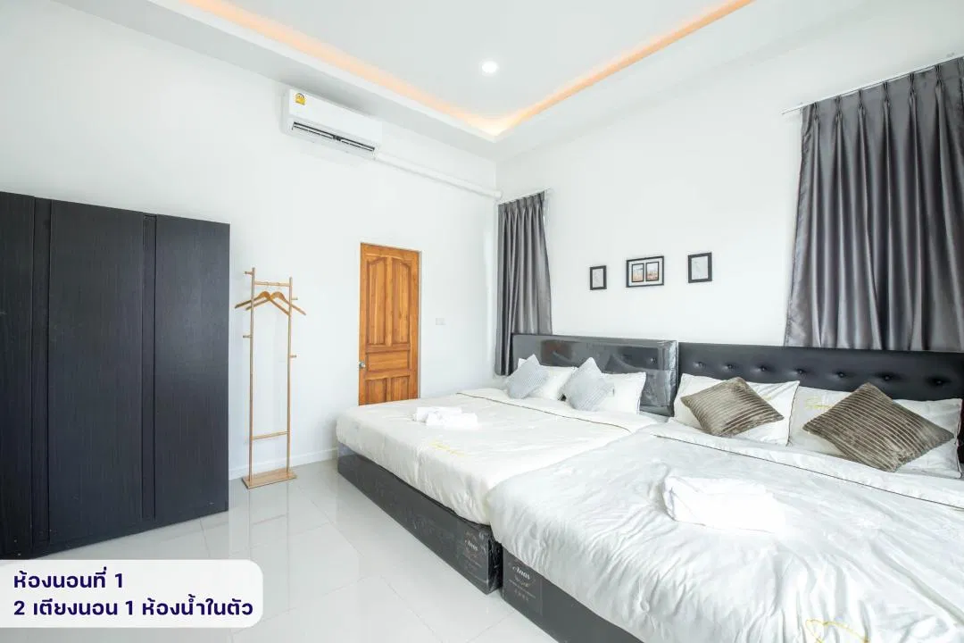 ห้องนอน Graph Poolvilla