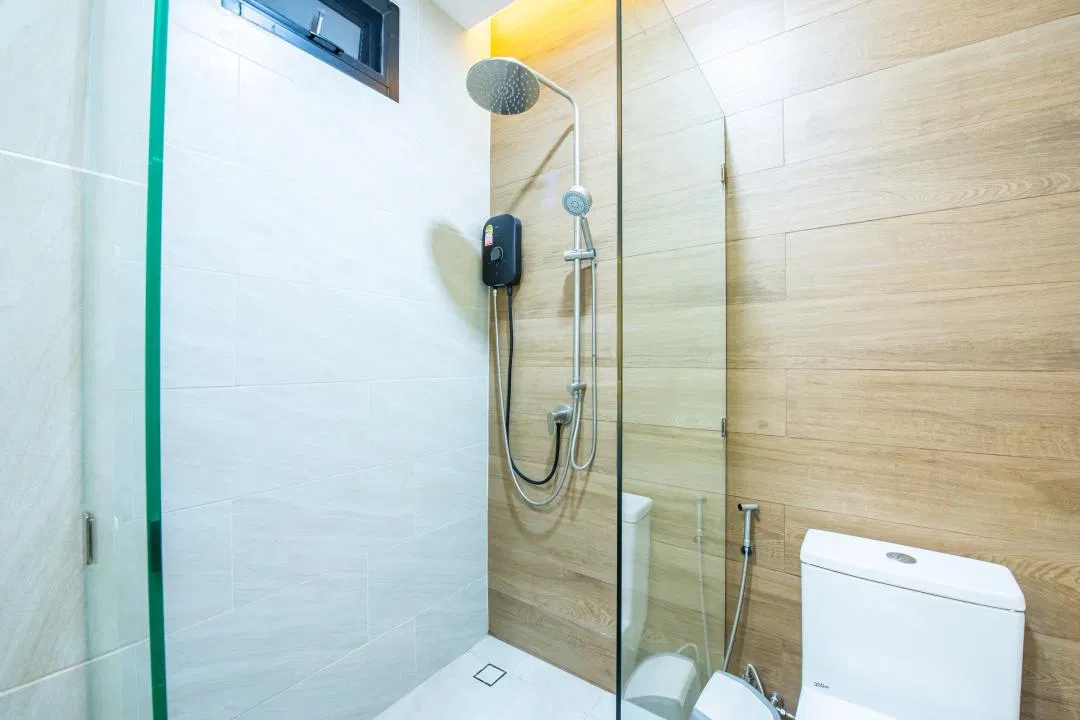 ห้องน้ำ Swiss Home Pool Villa
