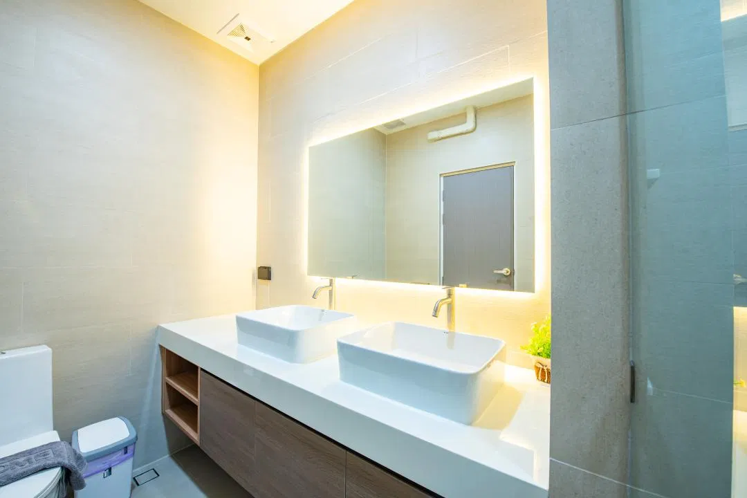 ห้องน้ำ Swiss Home Pool Villa
