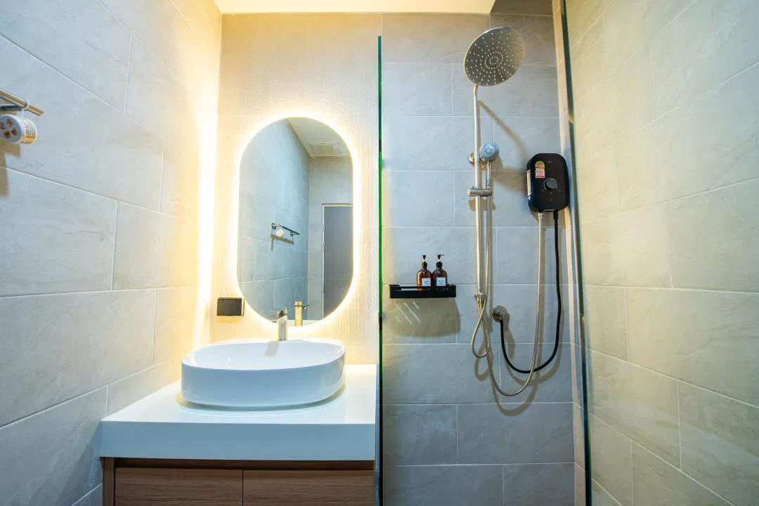ห้องน้ำ Swiss Home Pool Villa