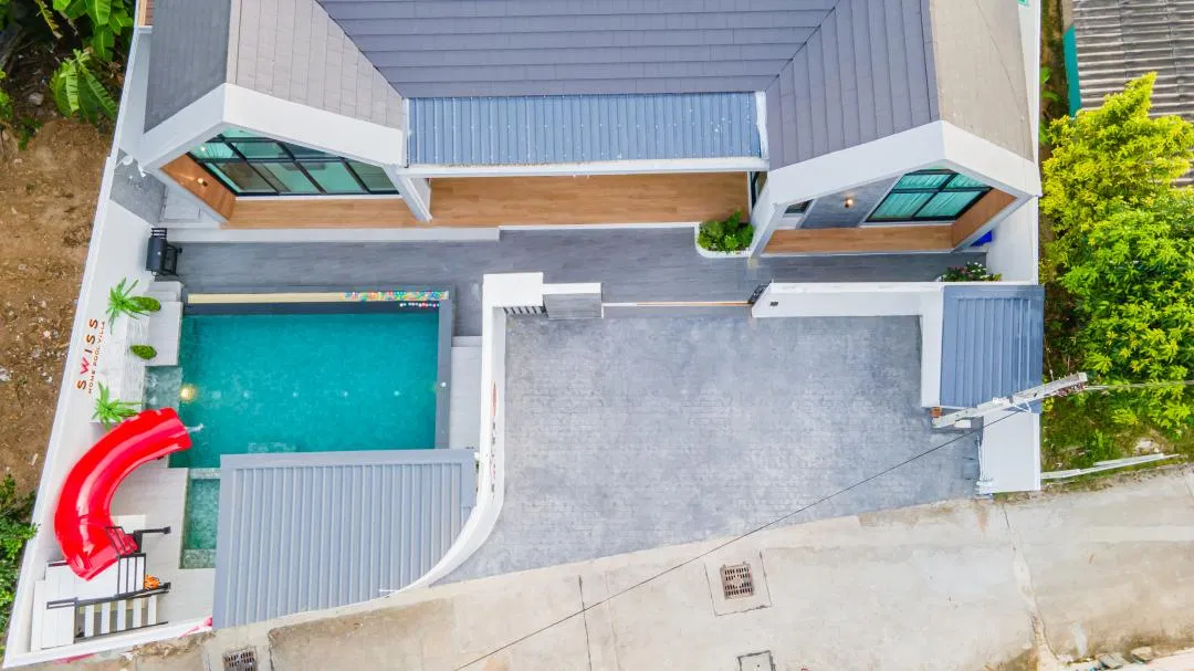 ภายนอก Swiss Home Pool Villa