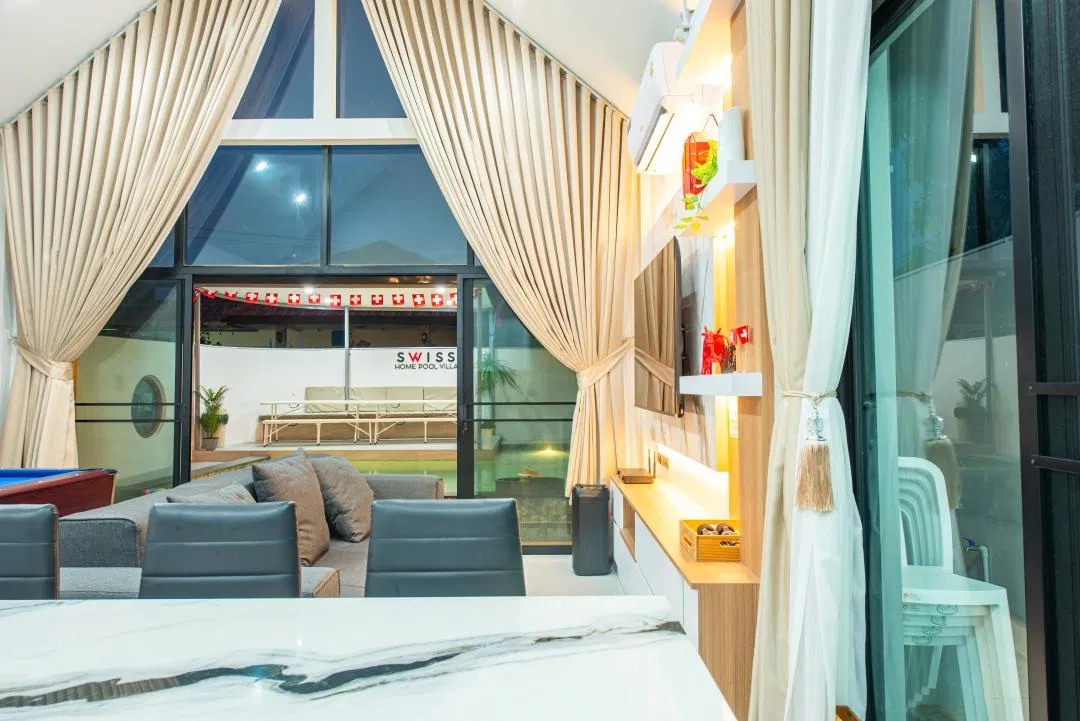 ภายใน Swiss Home Pool Villa