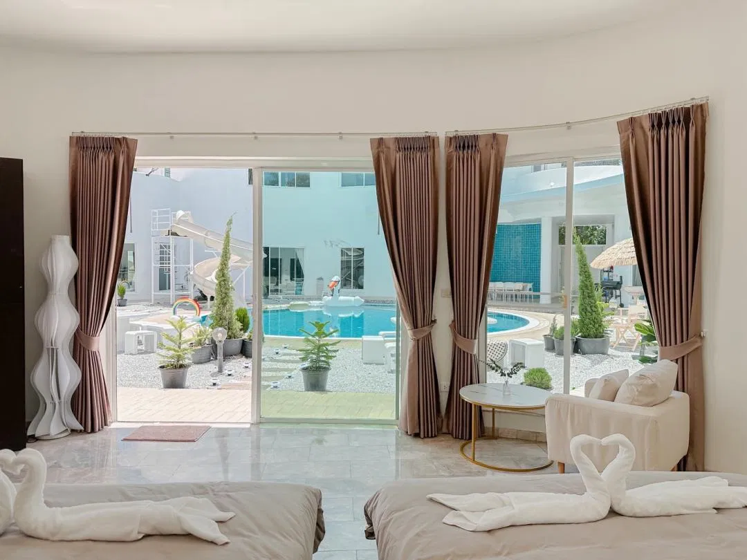 ห้องนอน CAVE HOUSE POOLVILLA