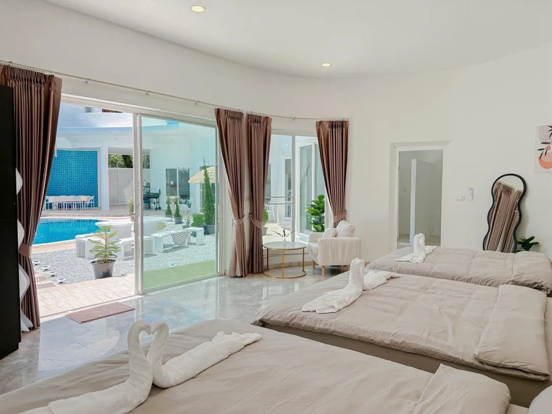 ห้องนอน CAVE HOUSE POOLVILLA