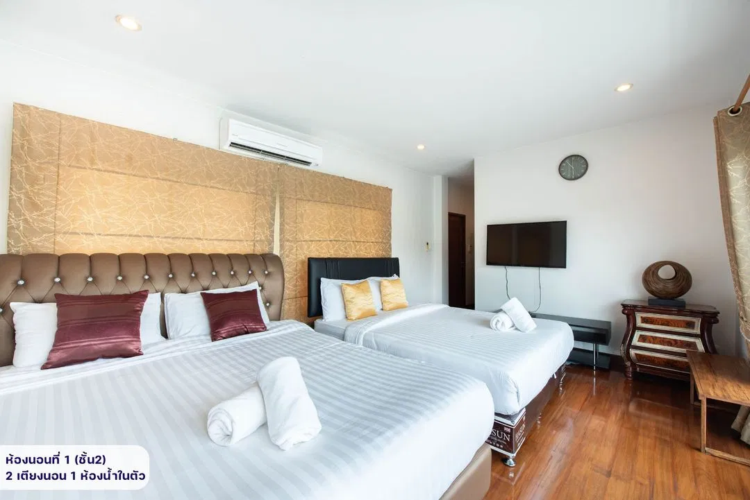 ห้องนอน Cozy Breeze Pool Villa