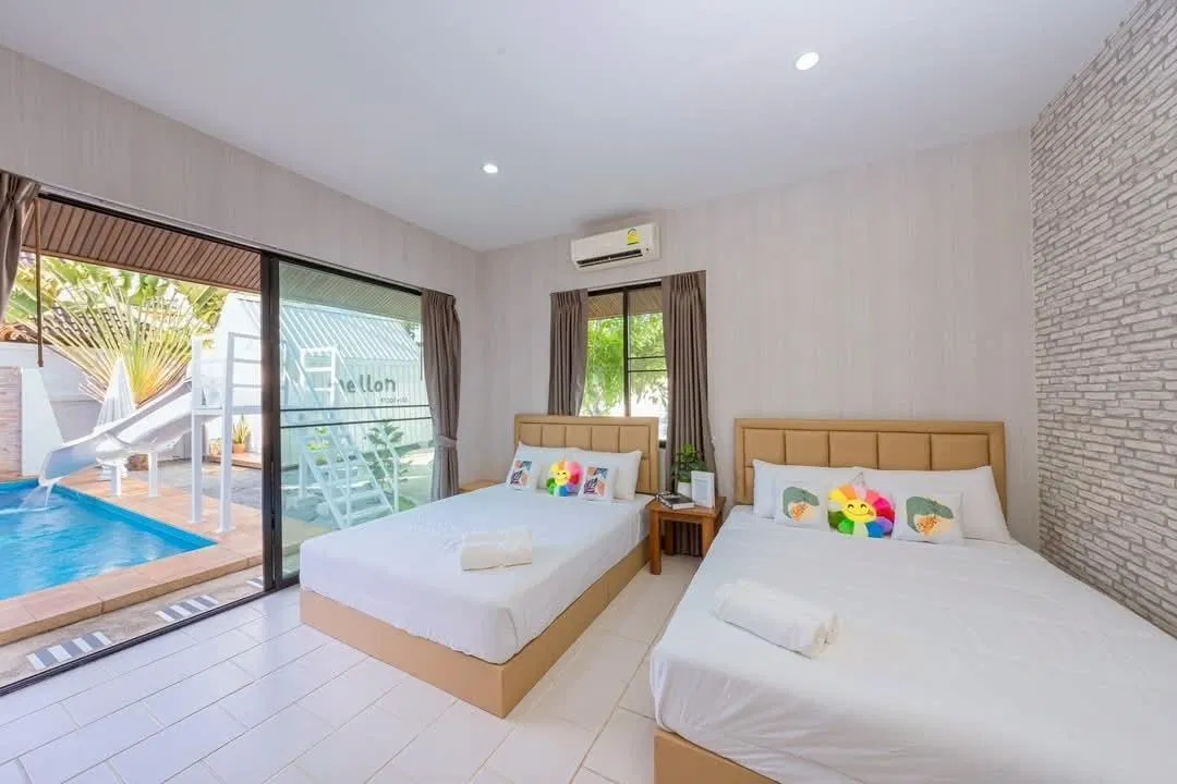 ห้องนอน Mello pool villa A2