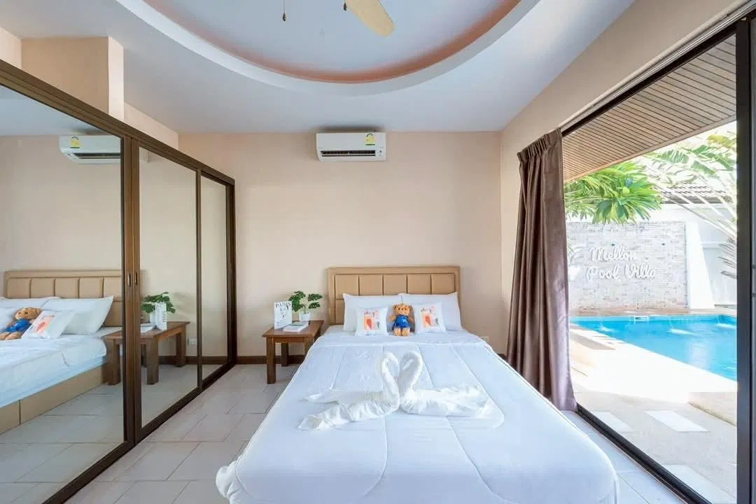 ห้องนอน Mello pool villa A2