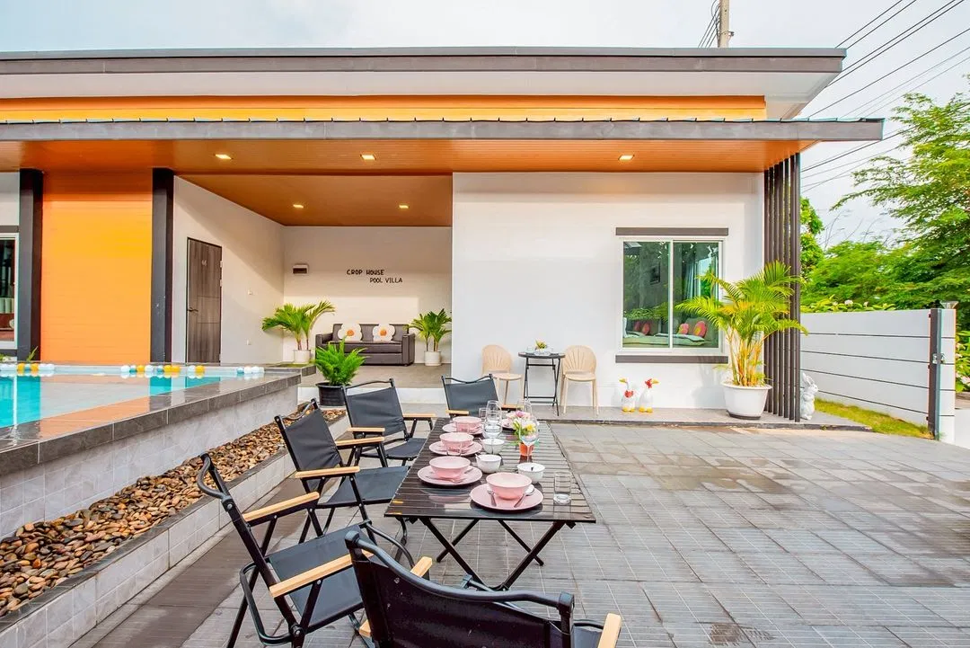 ภายนอก Crop House Poolvilla
