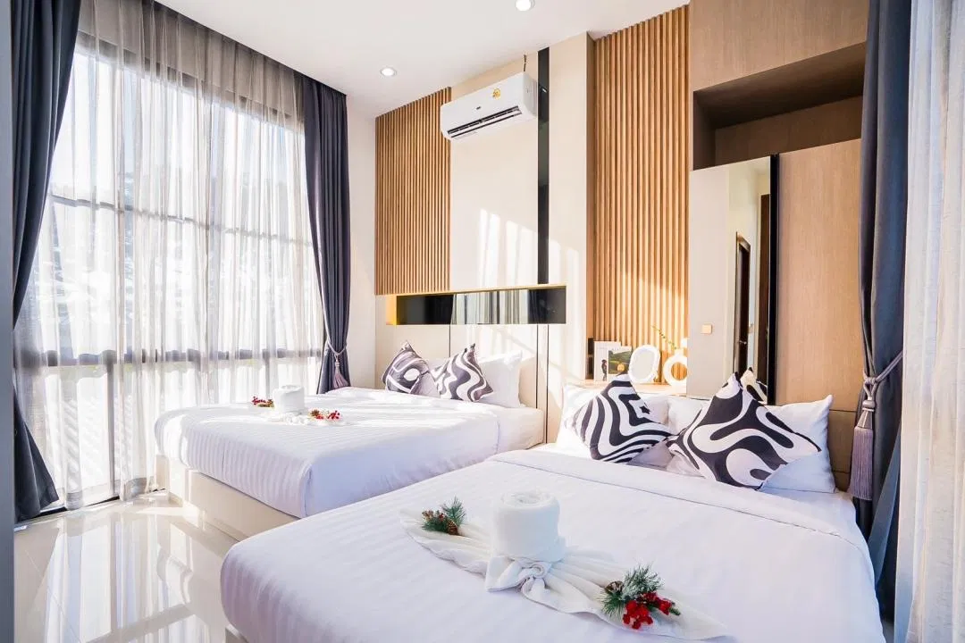 ห้องนอน Castle House Poolvilla