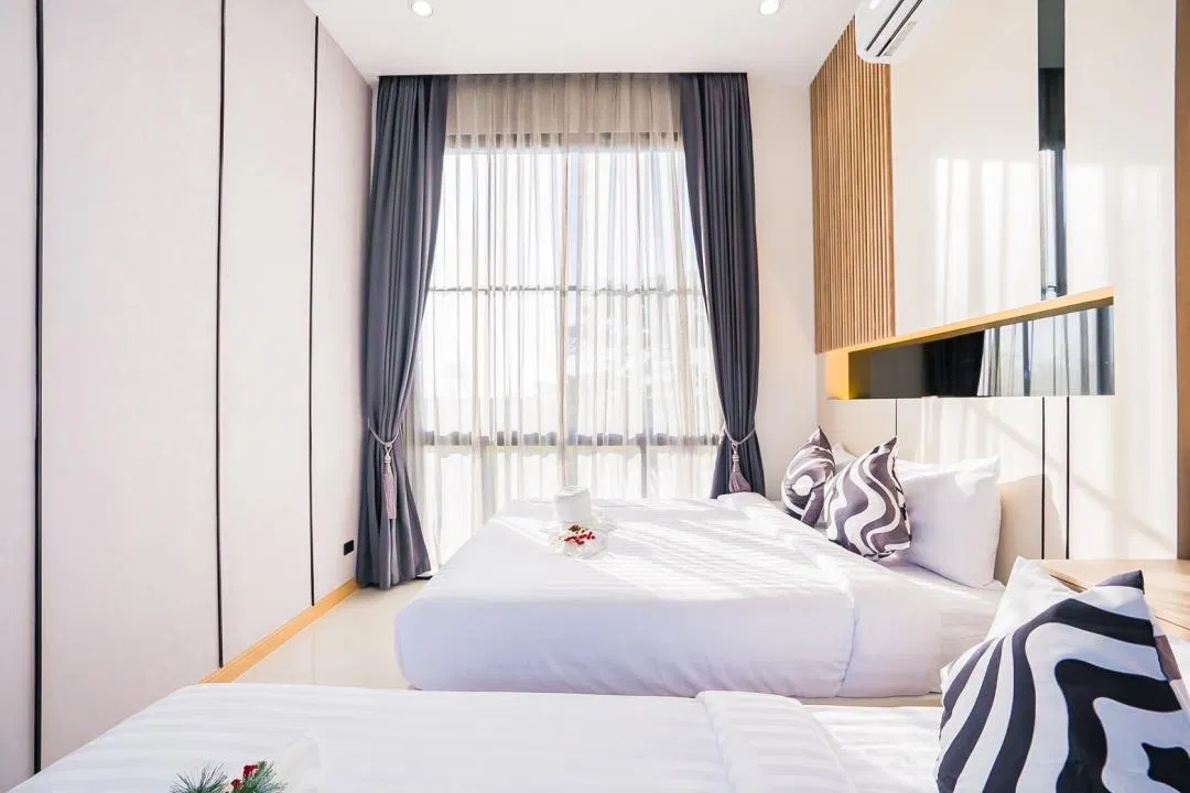 ห้องนอน Castle House Poolvilla
