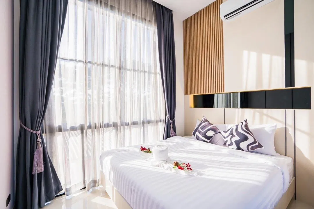 ห้องนอน Castle House Poolvilla