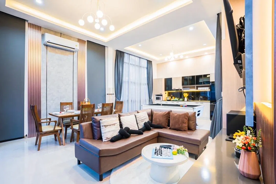 ภายใน Castle House Poolvilla