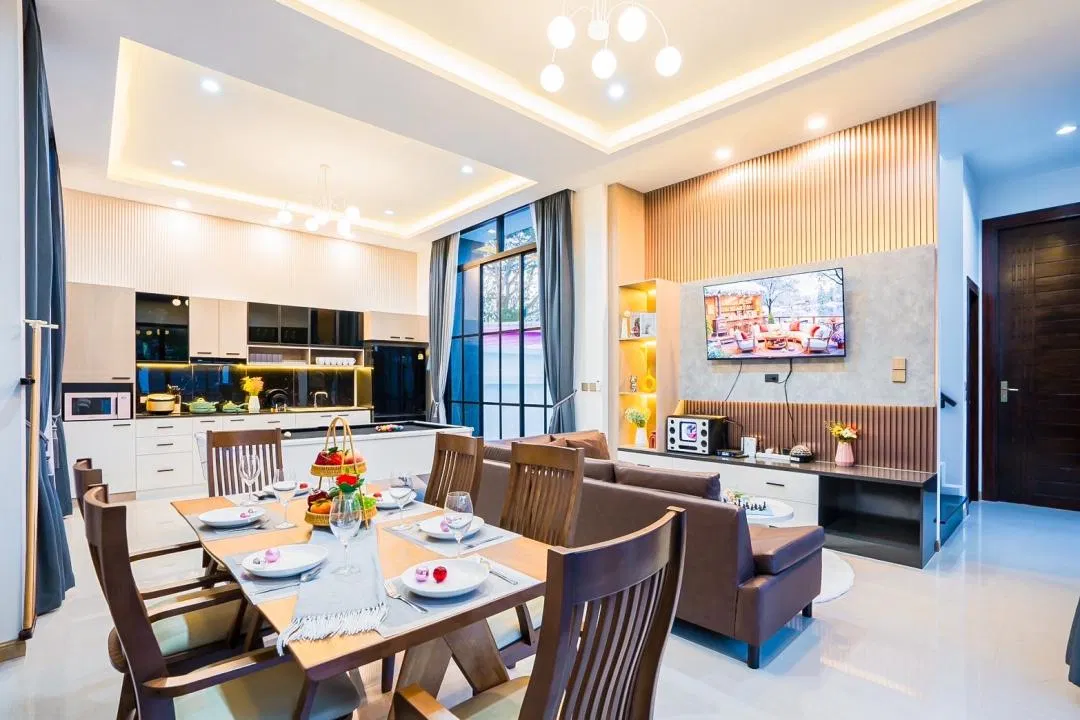 ภายใน Castle House Poolvilla