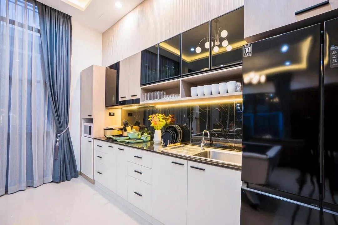 ครัว Castle House Poolvilla